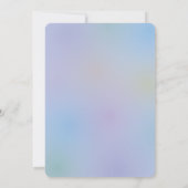 Invitation Nous sommes au-dessus de la lune petit lapin petit (Dos)