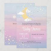 Invitation Nous sommes au-dessus de la lune Révélation de gen (Devant / Derrière)