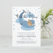 Invitation Nous sommes au-dessus de la lune Sleeping Bear Bab (Debout devant)