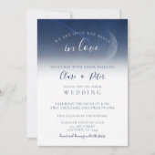 Invitation Nous sommes au-dessus de la lune Starry Mariage de (Devant)
