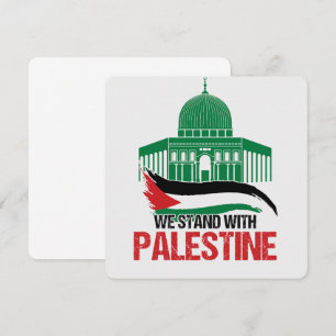 Invitation Nous sommes avec la Palestine