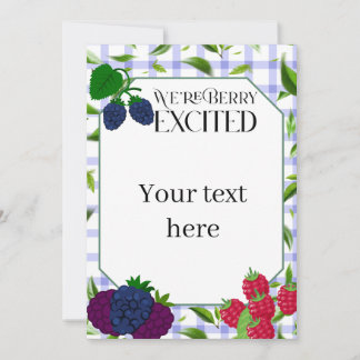 Invitation Nous sommes "Berry" Excités