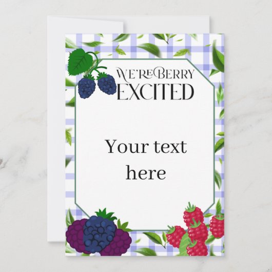 Invitation Nous sommes "Berry" Excités (Devant)