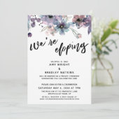 Invitation Nous sommes en train d'Eloping Décontractée écritu (Debout devant)
