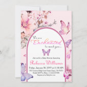 Invitation Nous sommes enchantés de rencontrer le Baby shower (Devant)