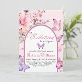 Invitation Nous sommes enchantés de rencontrer le Baby shower (Debout devant)