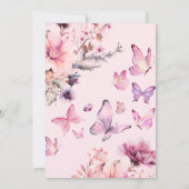 Invitation Nous sommes enchantés de rencontrer le Baby shower (Dos)