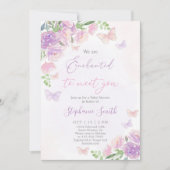 Invitation Nous sommes enchantés de vous rencontrer fille Bab (Devant)