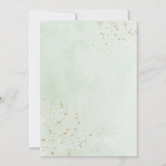 Invitation Nous sommes Engaged Engagement Party Eucalyptusl G (Dos)