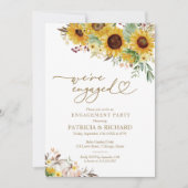 Invitation Nous sommes engagés à la fête d'engagement d'autom (Devant)