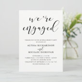 Invitation Nous sommes engagés | Parti d'engagement romantiqu (Debout devant)