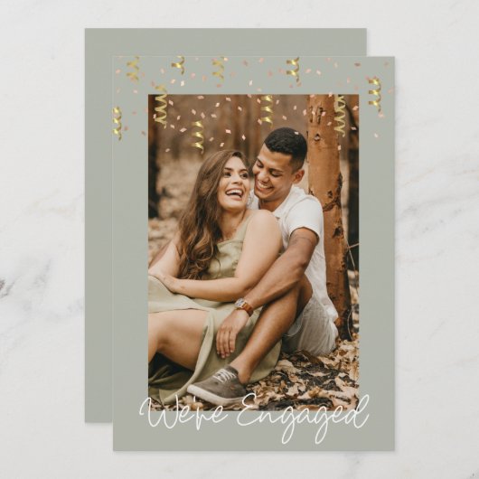Invitation Nous sommes engagés pour une partie d'engagement p (Devant / Derrière)