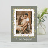 Invitation Nous sommes engagés pour une partie d'engagement p (Debout devant)