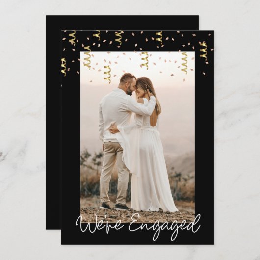 Invitation Nous sommes engagés pour une partie d'engagement p (Devant / Derrière)