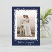 Invitation Nous sommes engagés pour une partie d'engagement p (Debout devant)