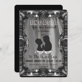 Invitation Nous sommes fiancés (Devant / Derrière)