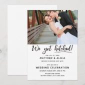 Invitation Nous sommes mariés Annonce de mariage (Devant / Derrière)