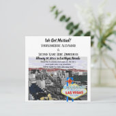 Invitation Nous sommes mariés Las Vegas Mariage Photo (Debout devant)