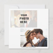 Invitation Nous sommes mariés Las Vegas Mariage Photo (Dos)