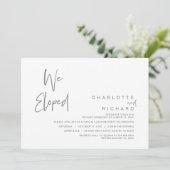 Invitation Nous sommes partis en cachette, Fête de célébratio (Debout devant)