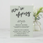 Invitation Nous sommes Sage, calligraphie moderne pour les fo (Debout devant)