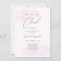 Nous sommes sur Cloud 9 Baby shower Girl
