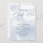 Invitation Nous sommes sur le Baby shower Cloud Nine (Devant)