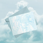 Invitation Nous sommes sur le Baby shower Cloud Nine