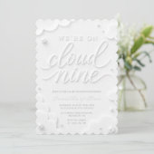 Invitation Nous sommes sur les nuages blancs de Cloud Nine Ba (Debout devant)