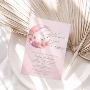 Invitation Nous Sommes Sur L'Invitation Du Baby shower De Fil