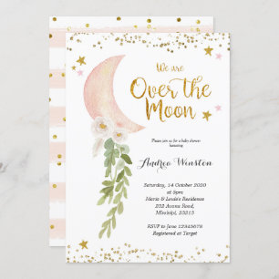 Invitation Nous sommes sur l'invitation du Baby shower de la 