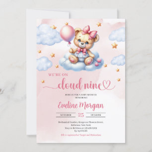 Invitation Nous sommes sur l'invitation du baby shower de neu