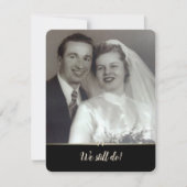 Invitation Nous sommes toujours Do-mariage voeu renouvellemen (Devant)