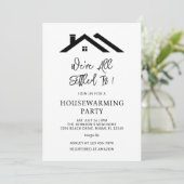 Invitation Nous sommes tous installés dans la nouvelle fête d (Debout devant)