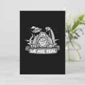 Invitation Nous Sommes Vraiment Nessie Loch Ness Monster Bigf (Debout devant)