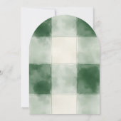 Invitation Nous t'aimons tellement Matcha Baby Shower Moderne (Dos)