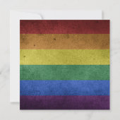 Invitation NOUVEAU Arbre de Noël arc-en-ciel LGBT Fierté Gay (Dos)