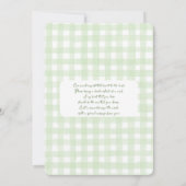 Invitation Nouveau au Club Baby shower (Dos)