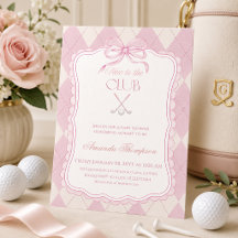 Nouveau au Club Fête de Naissance de Golf Rose