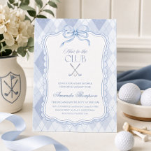 Nouveau au Club Golf Baby Shower