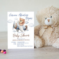Nouveau baby shower d'avion mini-pilote aventure