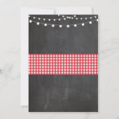 Invitation Nouveau BBQ Accueil Maison sucréeInvitation de la (Dos)