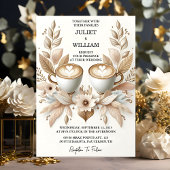Invitation Nouveau café italien toscan Sorrento Mariage Décon