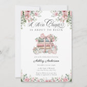 Invitation Nouveau chapitre Baby shower de boule rose (Devant)
