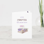 Invitation Nouveau chapitre commence bientôt Lavender Books B (Devant)