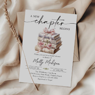 Invitation Nouveau Chapitre Commence, Livre de Contes Mariage