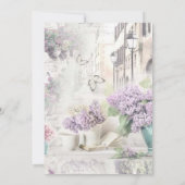 Invitation Nouveau chapitre Commencer le Baby shower de brunc (Dos)