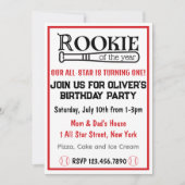 Invitation Nouveau de l'année Anniversaire de Turning One Boy (Devant)