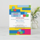 Invitation Nouveau Enfant Sur Le Baby shower D'Adoption Par B (Debout devant)