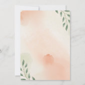 Invitation Nouveau musulman Parent et nouveau-né bébé fille A (Dos)